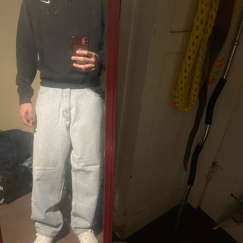 Men's Light Blue Relaxed Jeans